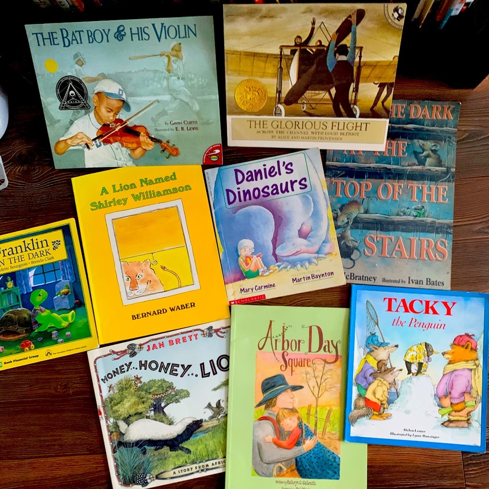 9 vintage kid books bundle scholastic school